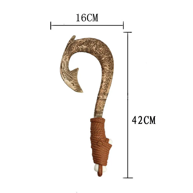 YNYNOO-New-Moana-Waialiki-Maui-Weapons-light-sound-saber-fishing-hook-Action-Figures-Moana-Adventure-Toy (5)