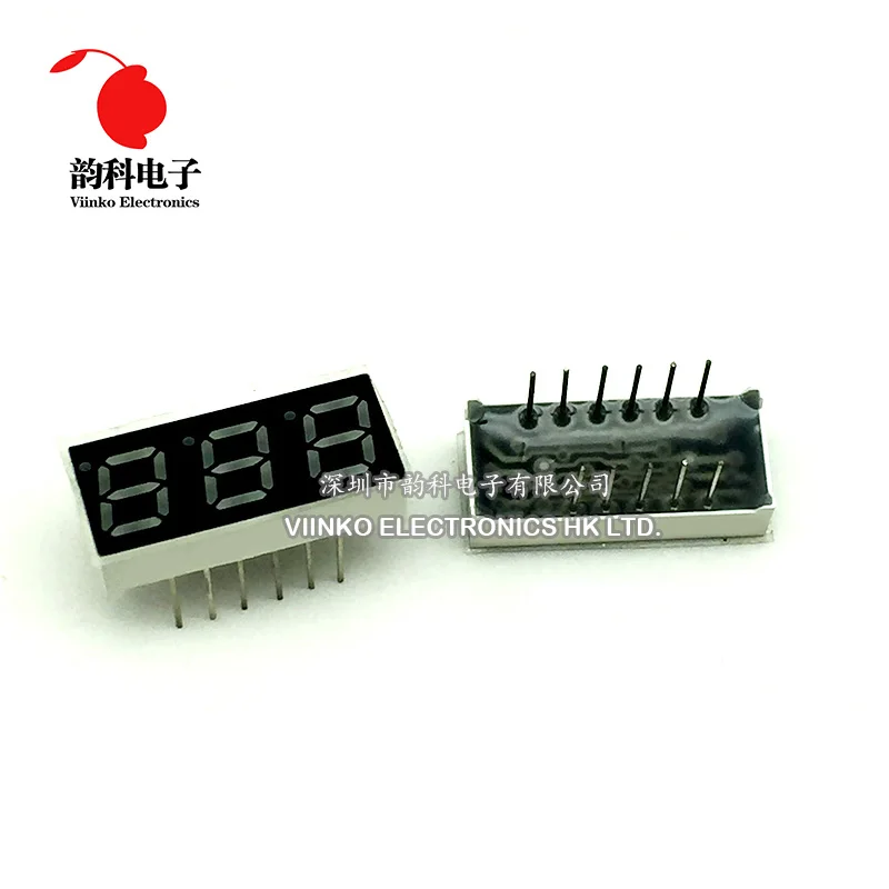 

5pcs 7 segment 0.28 in Common Anode 3 Bit digital Tube 0.28" inch 0.28in. 7 segmentos LED Digital tube