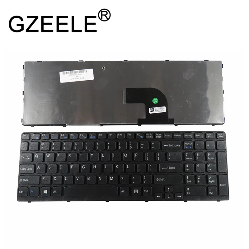 GZEELE новый для SONY VAIO E15 СПО 15 SVE15 SVE1511 SVE15111 SVE15113 ноутбука черный клавиатуры американской версии