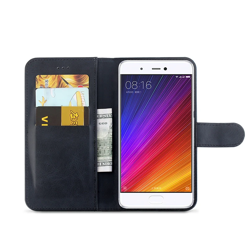 Ocolor для Xiaomi Mi 5S Mi5S чехол из искусственной кожи с защелкой Бумажник Защитный