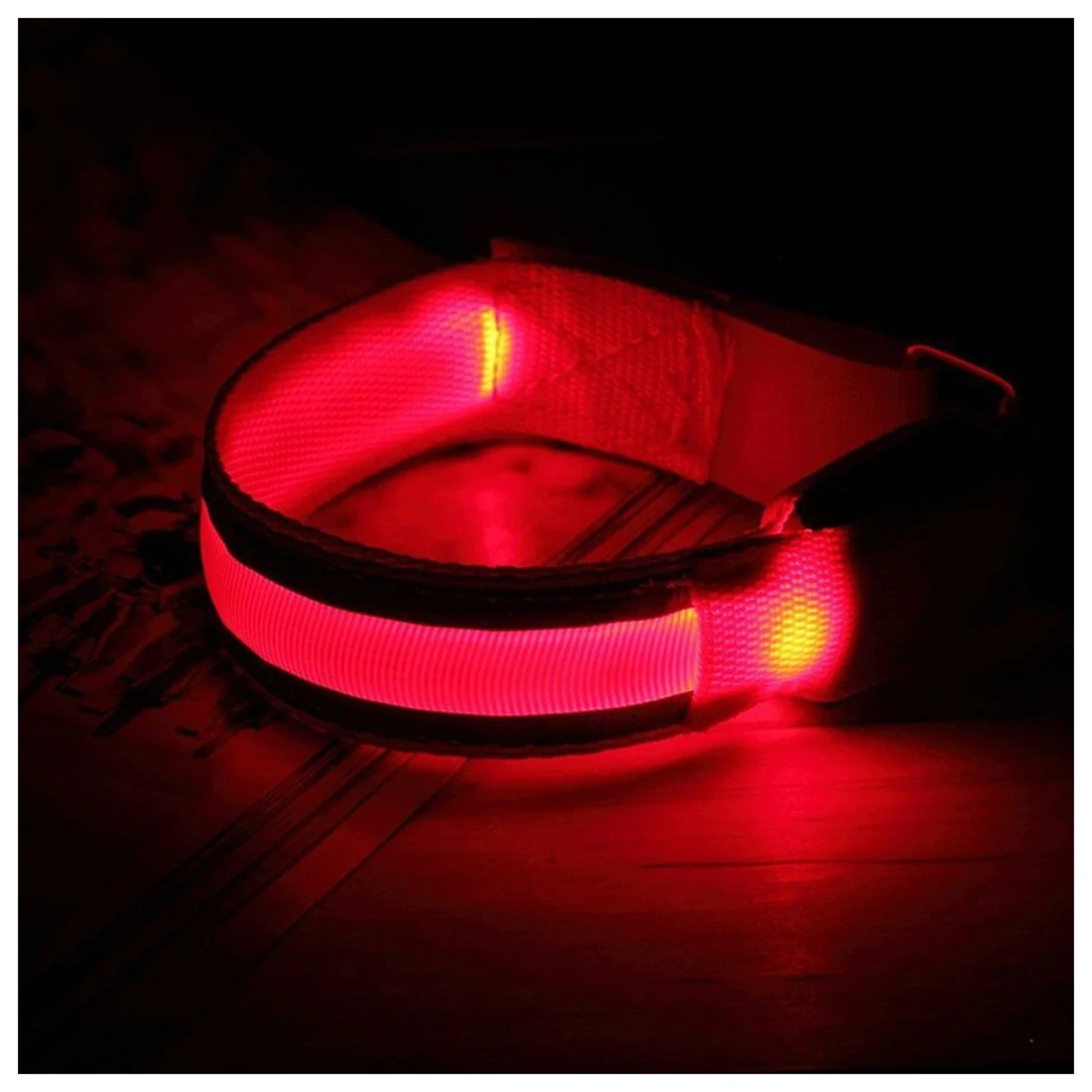 HHTL Outdoor Sports Cycling Safety Belt Strap LED Reflective Armband