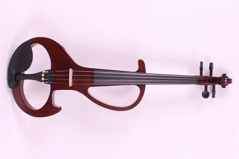 

4/4 New 4 string Electric Acoustic Violin Solid Wood Nice Sound brown color