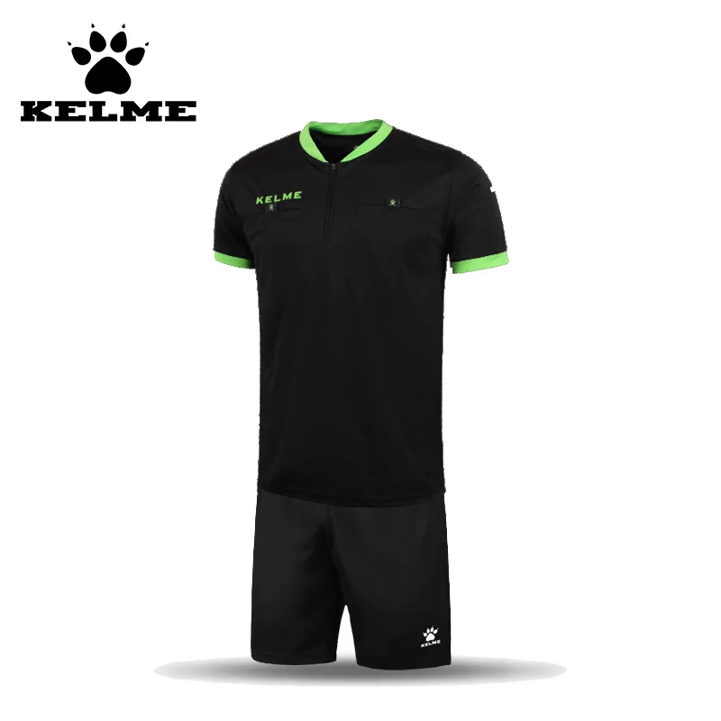 

Kelme Referee Soccer Jerseys Shirt Polyester Short Men Football Training Suit Tracksuits xxxl Uniforms Set Custom Game 63