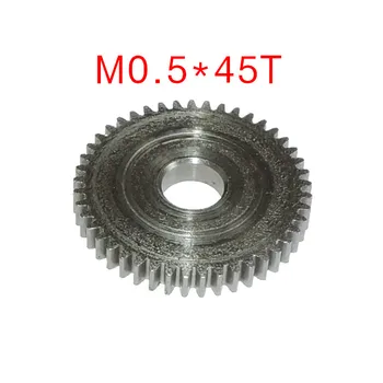 

5PCS M0.5*45T geared motor gear Motor gear Metal gear hobbing