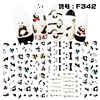 Beauty Insect Adhesive Nail Art Decorations Stickers Thin Acrylic Manicure Decals Nails Accessoires Beetle Smiling Face 3