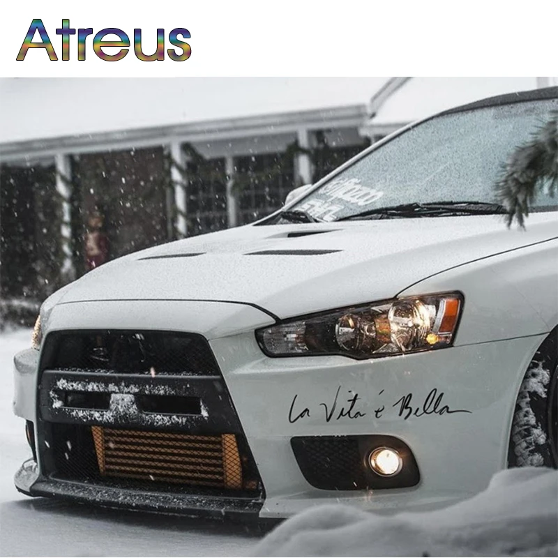 

Atreus 1pcs Car-styling Automobiles Stickers Cool For Opel Insignia Vectra C Mokka Skoda Rapid Fabia Superb Audi A3 8P A4 B9 B8