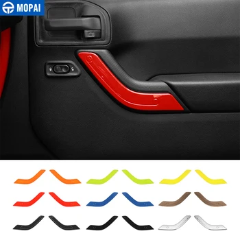 

MOPAI Car Interior Door Handle Decoration Cover Trim Stickers for Jeep Wrangler JK 2011 Up 2 Door Car Accessories Car Styling