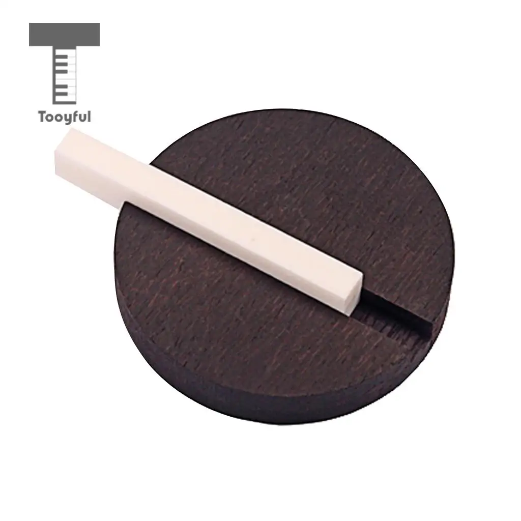 Guitar Rosewood Bridge&Bone Bridge Saddle for 3 String Cigar Box Guitar Ukulele Parts