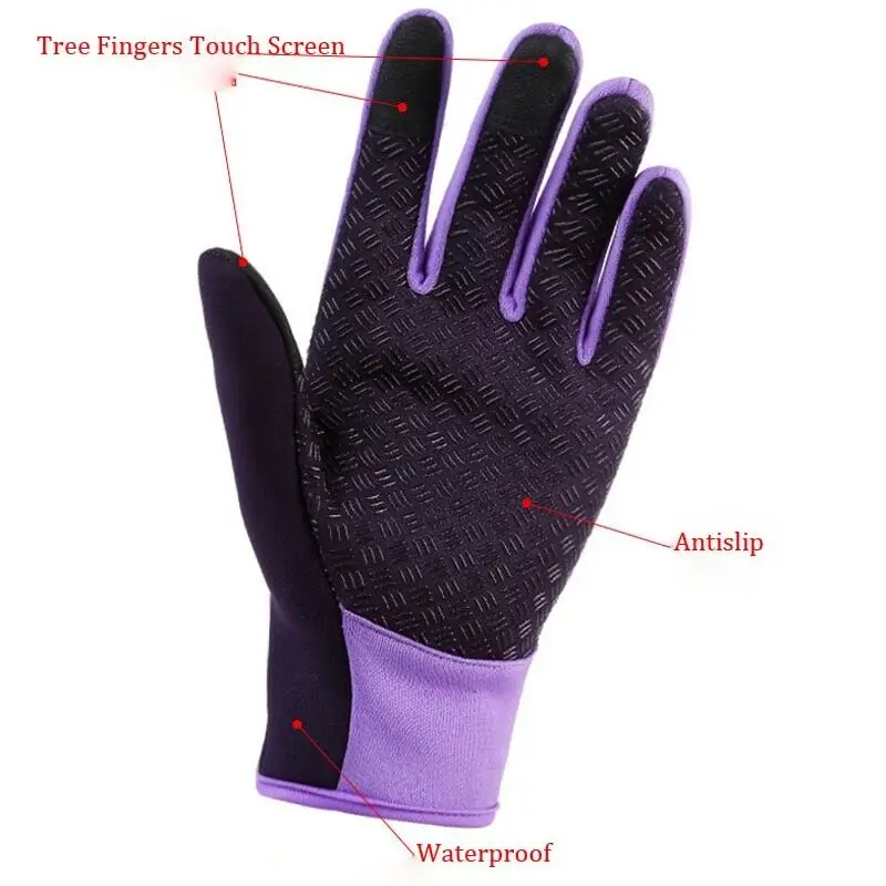 Touch Screen Windproof Outdoor Sport Gloves For Men Women army guantes tacticos luva winter windstopper waterproof gloves