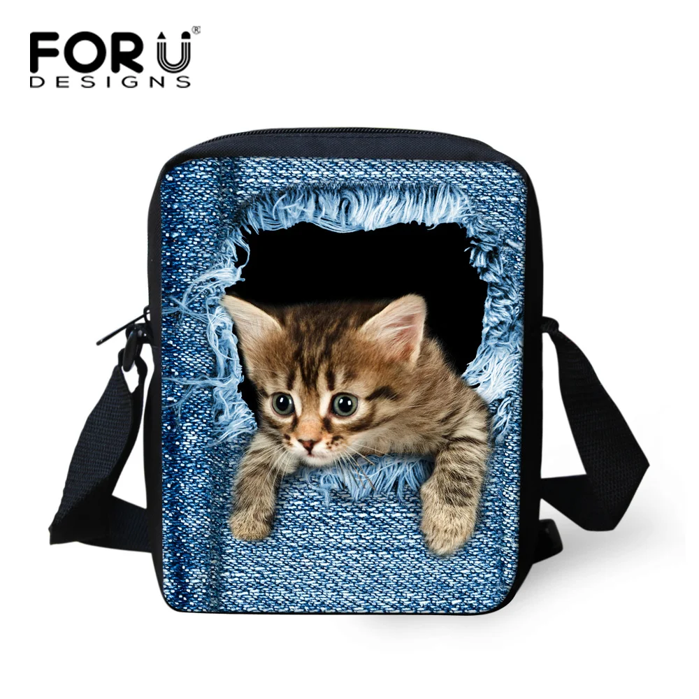 FORUDESIGNS Cool Swag Unicorn Printed font b Kids b font Messenger font b Bag b font