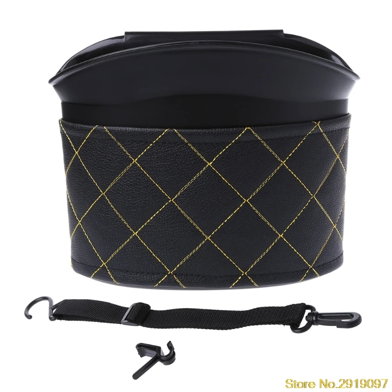 

Garbage Bag Car Trash Garbage Bag Bin Auto Door Tidying Storage Box Bottle Holder Organizer Drop Shipping Support