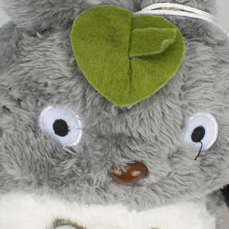 My Neighbor Totoro Plush Toy Kawaii Anime Lotus Leaf Totoro Coal Black Briquettes Dolls 5pcslot 17cm  (3)