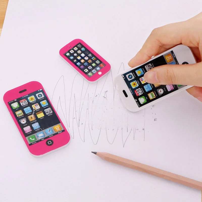 YDNZC модные креативные iPhone ластик мультфильм карандашный Kawaii моделирование