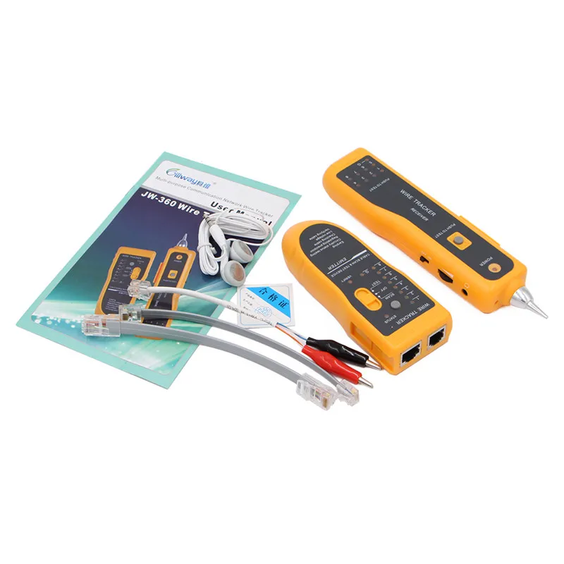 Кабельный тестер RJ45 RJ11 Cat5 Cat6 для телефонного телефона с проводом трекером Ethernet LAN