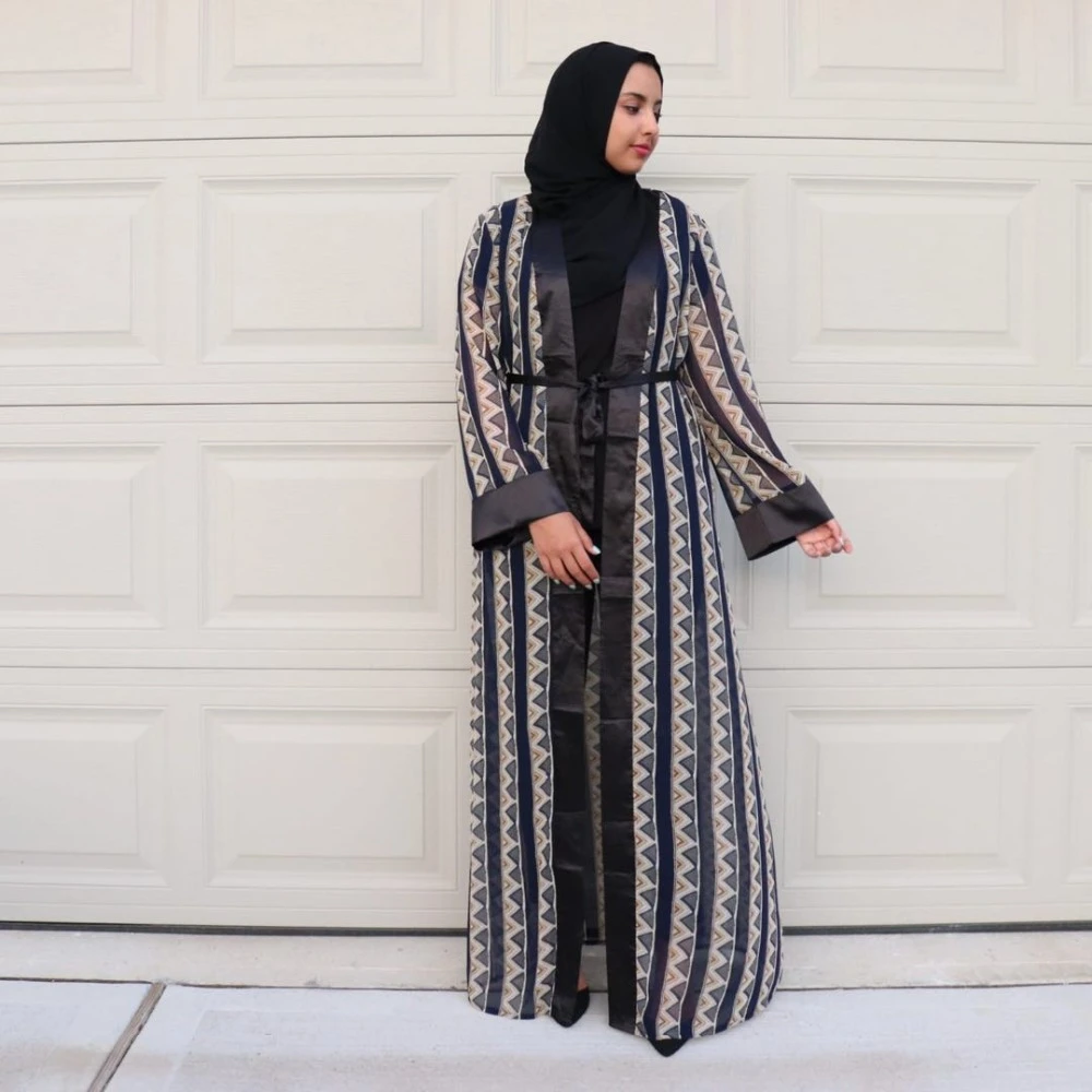 long chiffon kaftan