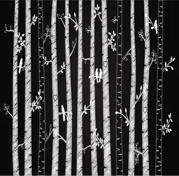 

TR 5X7ft Hot Sales Art fabric Photography Backdrop Birds and Trees Newborns Children Photo Background Portrait Drops Fotografia