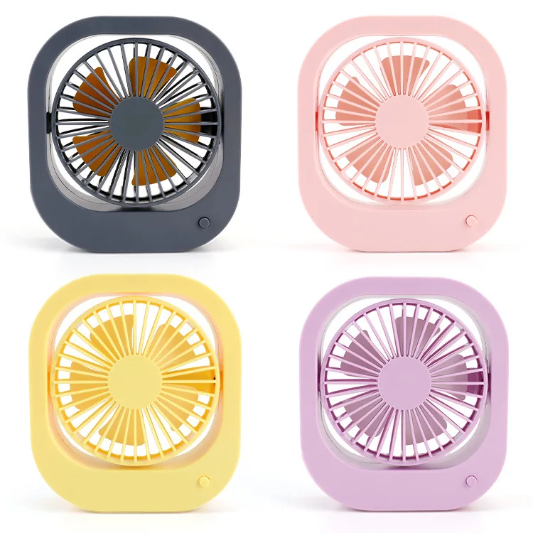 

Desktop USB Fan 360-degree Rotary Box Fan Student Convenient Office Small Portable Pocket Fan Kid Toy Gift for Children