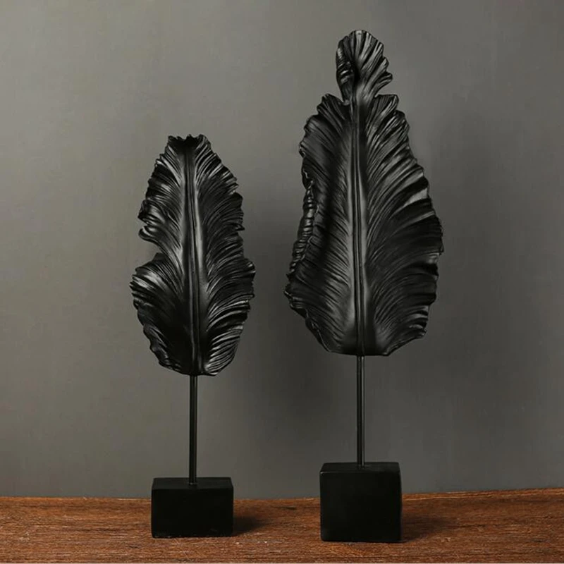 Home villa club leaf sculpture (3)