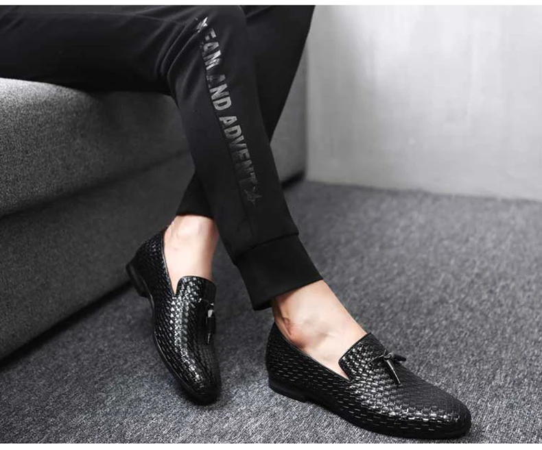 Men's Casual Shoe Mens Shoes Casual Pu Leather Mens Shoes Casual Luxury Men Loafers Moccasins Men Loafers Leather Casuals        (1)