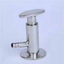 1," санитарно наконечник Tri Зажим Тип Еда медицины эллиптических отбора проб Нержавеющая сталь SS304 хомут клапана