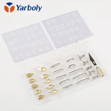 Насадки для паяльника инструмент паяльник наконечники для ручек для пирографии для резьбы по дереву инструмент 28 шт./партия