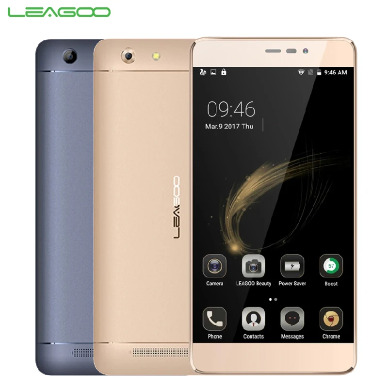 Original LEAGOO Shark 5000 Mobile Phone RAM 1GB ROM 8GB MT6580A Quad Core 5.5 inch Android 6.0 Camera 13.0MP 5000mAh Smartphone