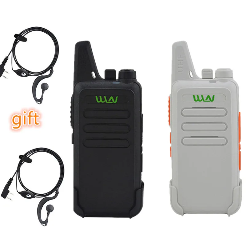 2 шт. WLN KD-C1/KD-C2Walkie рация UHF 400-470 МГц 5 Вт Мощность 16 каналов Kaili мини портативный приемопередатчик C1 двухстороннее радио C2