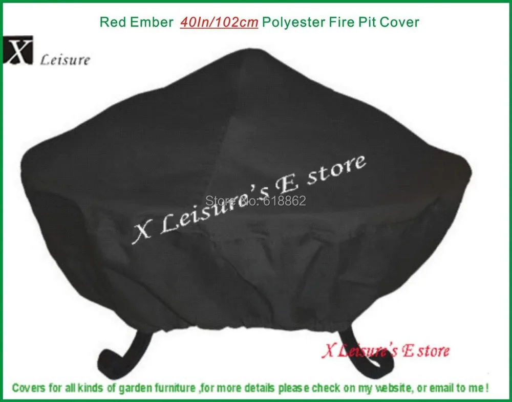 Red Ember 40 in. Polyester Fire Pit Cover,Free shippingpit bull