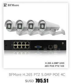 BFMore PoE Splitter 48 В Вход и 12 В Выход Мощность Over Ethernet Splitter адаптер позволит 12 В IP DC камера стать POE Камера