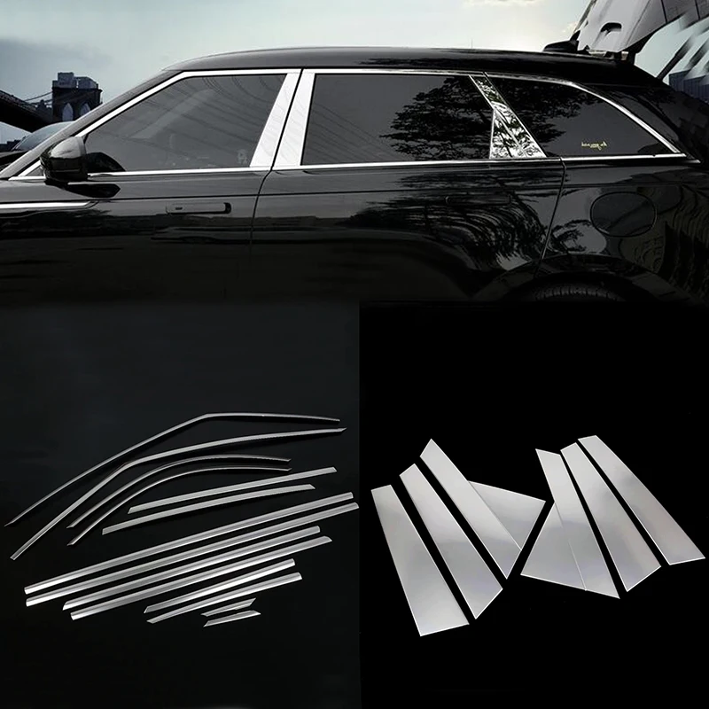 For Land Rover LR Range Rover Velar 2018 Car Window Decoration Strip