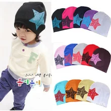 Baby Hat Kids Caps 2017 Autumn Winter Baby Boys Hat One Star Print Infant Children Hats Toddler Costume Baby Beanies Accessories