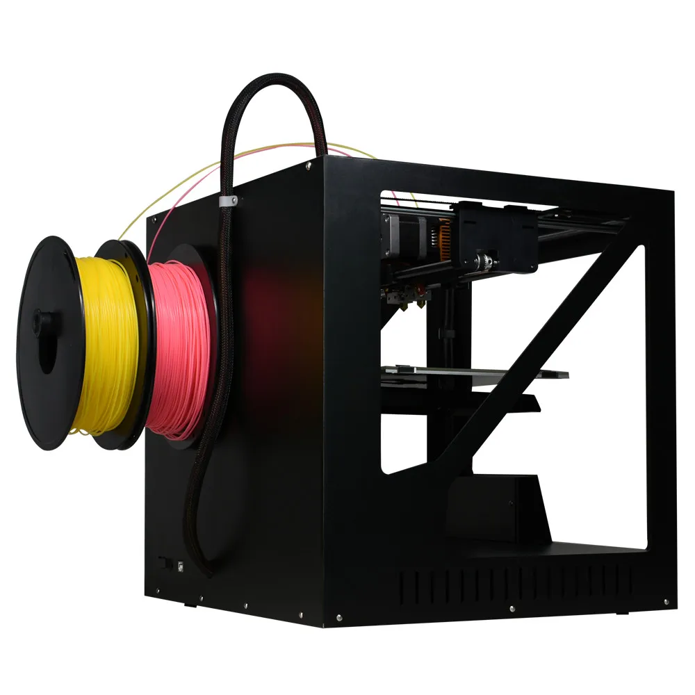 Новинка 2018 г. Высокое качество Хэн Цзянь Чжуан двойной экструдер 3D принтеры с