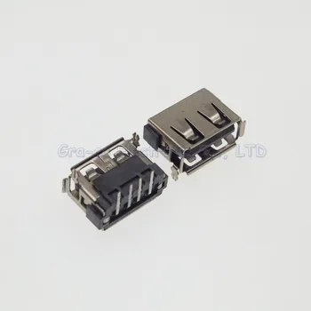 

500pcs USB Jack A Type Short Type 10.0 H6.8 USB Female Socket