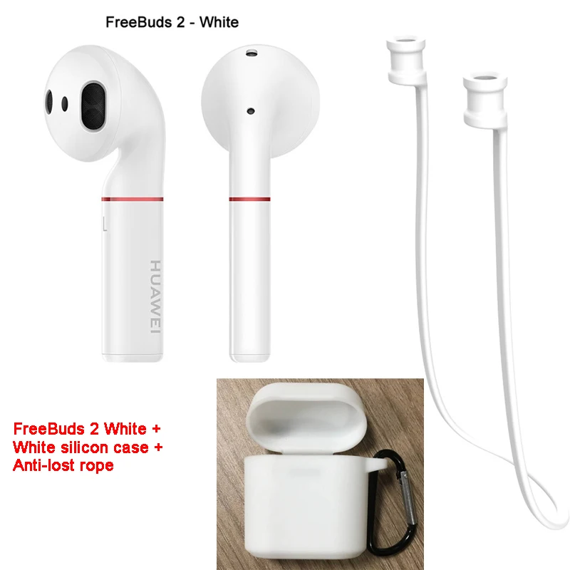 HUAWEI FreeBuds 2 Pro Bluetooth 5,0 беспроводной наушники с микрофоном Музыка Touch водостойкая гарнитура Handfree динамический - Цвет: FreeBuds 2 White W L