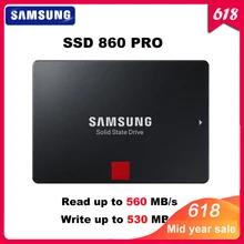 SAMSUNG SSD 860 PRO 256 ГБ 512 Внутренний твердотельный жесткий диск HDD жесткий диск SATA3 2,5 дюймов ноутбука, настольного компьютера, ПК, MLC disco duro 1 ТБ 2 ТБ