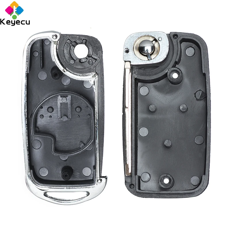 KEYECU модифицированный складной/откидной Чехол для автомобильного ключа с пультом