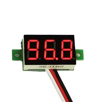 

Three-wire voltage meter / 0.36" 3-wire LED digital voltmeter V20D DC 0-100V