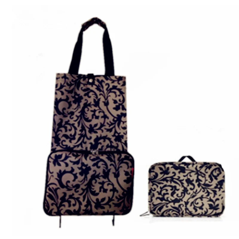 Складная сумка для покупок на колесиках, маленькая сумка для покупок, женская сумка для овощей, органайзер для покупок, 17 цветов