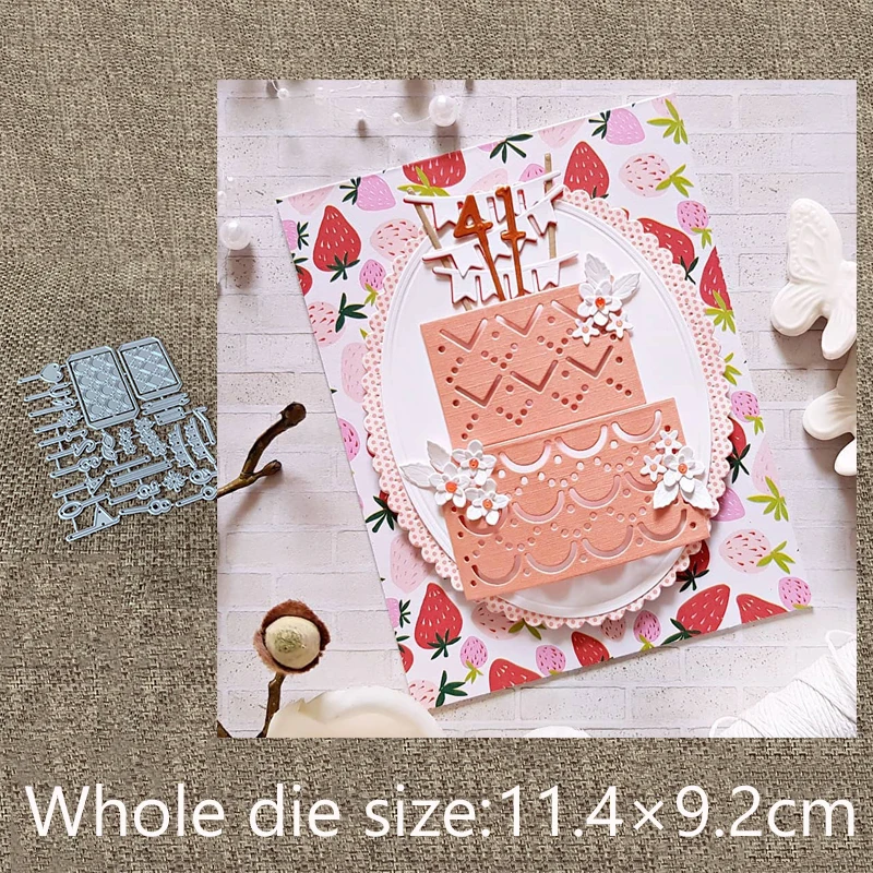 

New Design Craft Metal Cutting Die cut die Digital flower cake decoration scrapbook Album Paper Card Craft Embossing die cut
