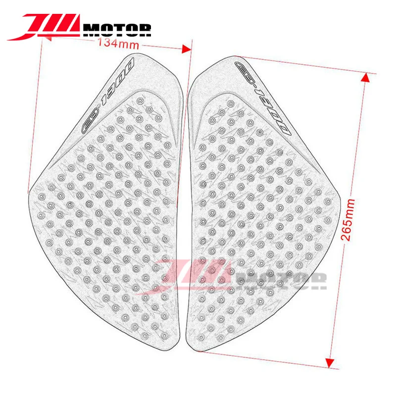 Защитная накладка на бак мотоцикла Наклейка газ колено сцепление бак тяги Pad Сторона 3 м черный для Honda CB1300 2006