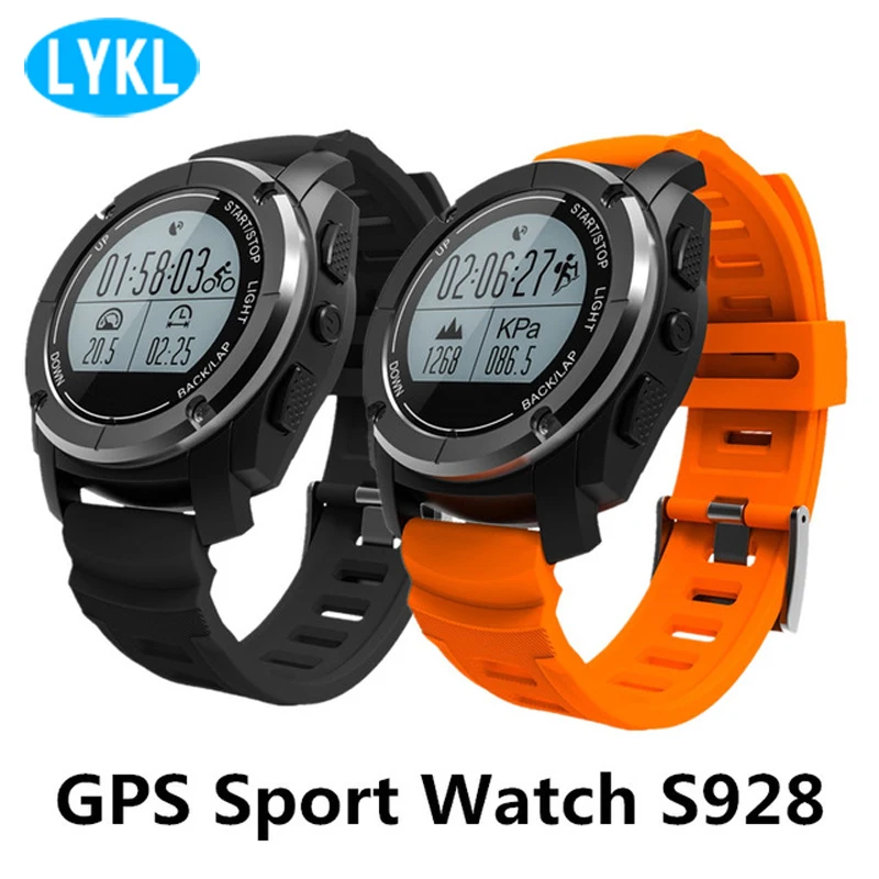 

S928 Real-time Heart Rate Track Smart Watch Bluetooth 4.0 GPS Sport Smartwatch Pedometer Sedentary Remind Sleep Monitor