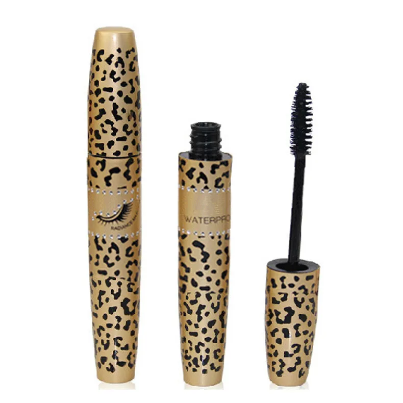 

Hot Sale Leopard Design Long Curling Eyelash Black Fiber Thick Mascara Eye Lashes -15