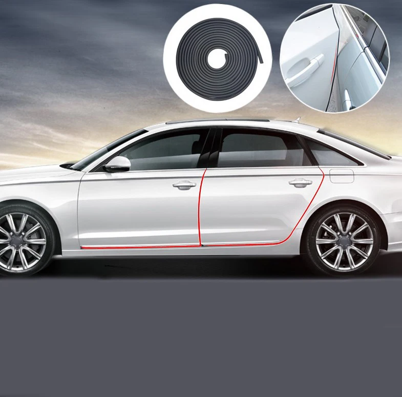 

Car Door Edge Scratch Guard Protector Strip For Hyundai Sonata 8 Santa Fe i30 HB20 Solaris Verna accent Tucson