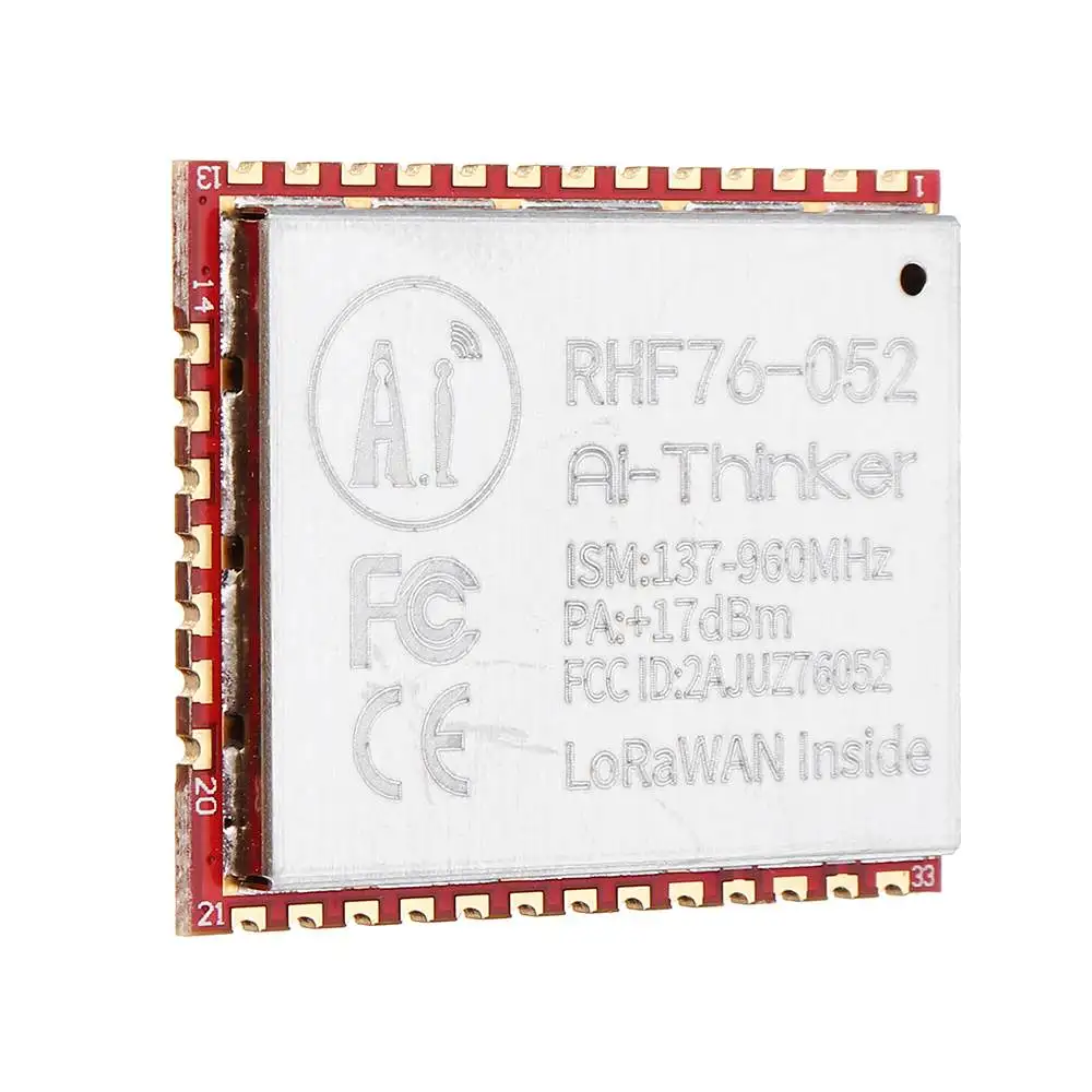 LEORY 433/470/868/915 МГц Беспроводной LoRa модуль RHF76-052 LoRaWAN узел модуль Встроенный STM32 низкая Мощность