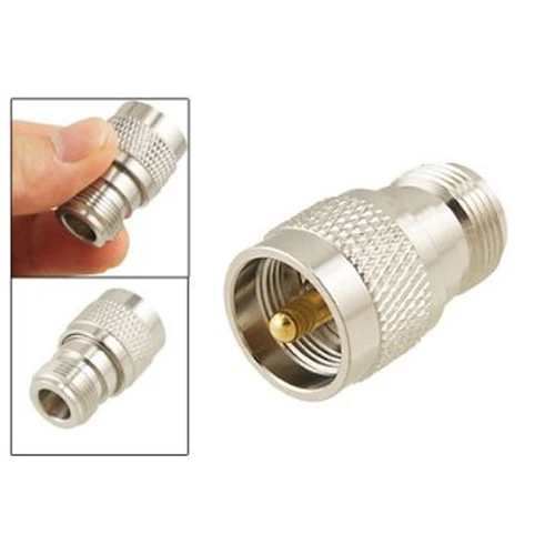DSHA Новый горячий UHF мужской PL259 к N Женский M/F прямой Коаксиальный RF адаптер |