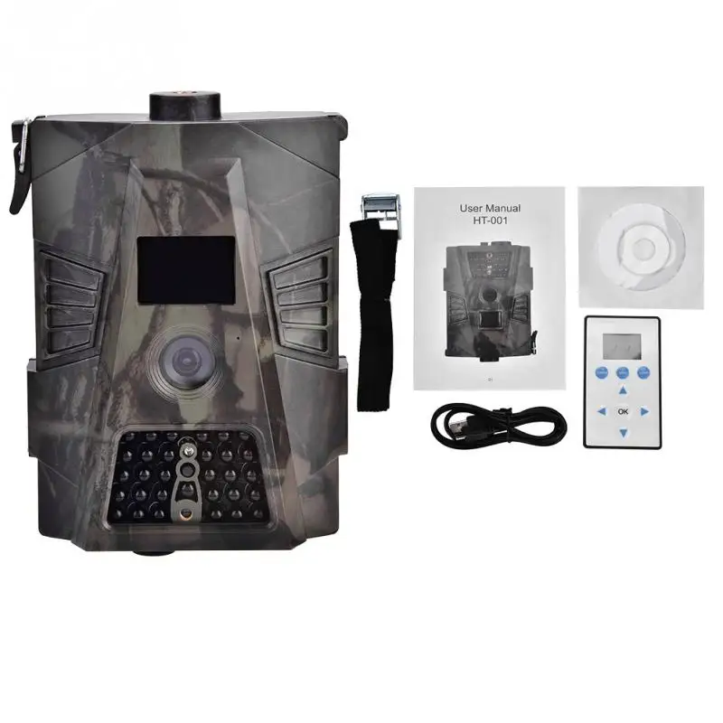 Наружная Водонепроницаемая инфракрасная камера 1080P Trail 8MP/5MP/3MP 30 светодиоды ИК 3 мега пикселей цветной CMOS 32GB охотничья видеокамера - Цвет: Camouflage