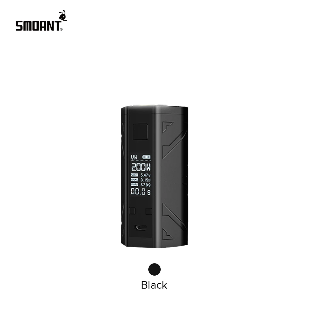 

Original 200W Smoant Battlestar TC Box MOD without Battery for Spring loaded 510 pins/SS connector 25mm for E-cig 2107 NEW