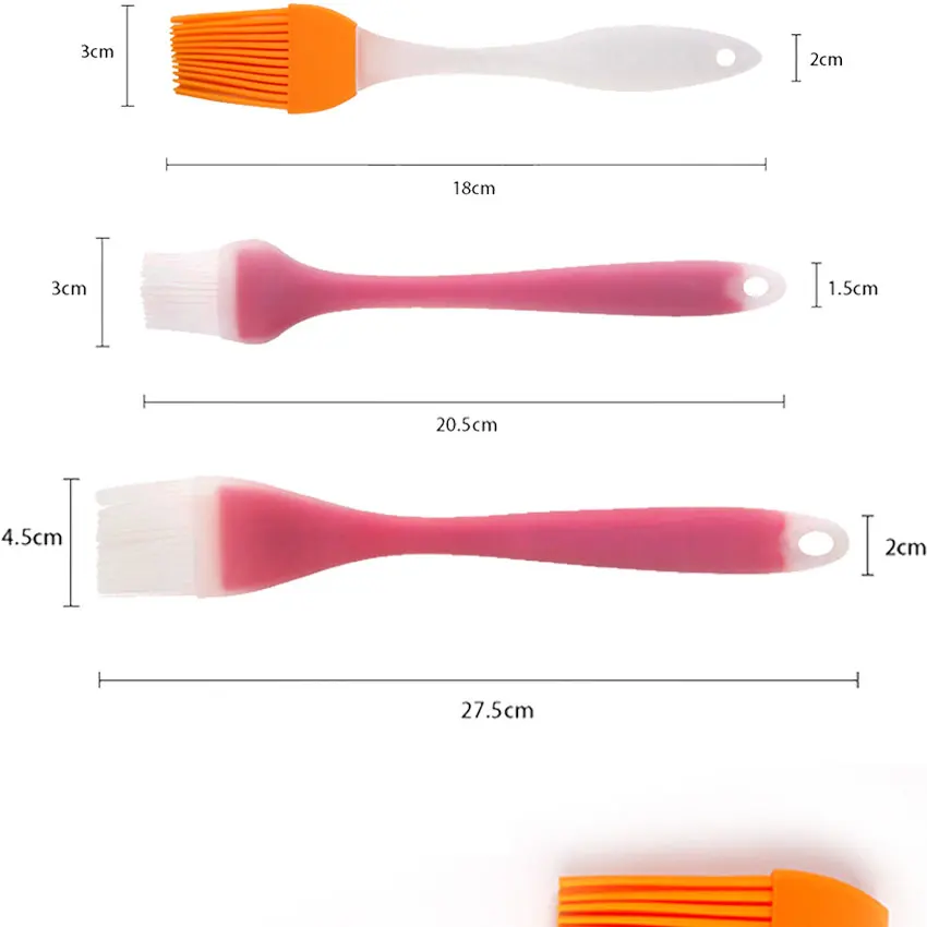 Marebell силиконовые кондитерские щетки силиконовые барбекю кисточка для смазывания барбекю наметка масляная кисточка для Кондитерские инструменты аксессуары для тортов