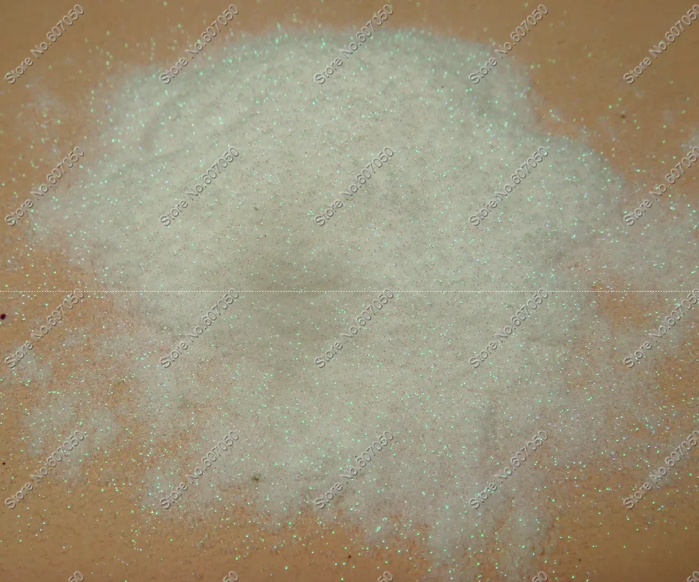 

50g x 0.05MM 002 White with Green Tints Shining Cosmetic Nail Glitter Dust Powder for Nail Art decoration&Glitter Crafts&Tattoo