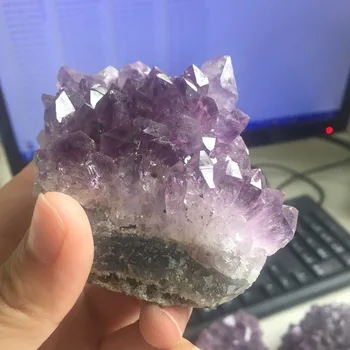 

290g AAA Good Quality Quartz Crystal Amethyst Cluster Specimen feng shui gift D74 China Supplier!!